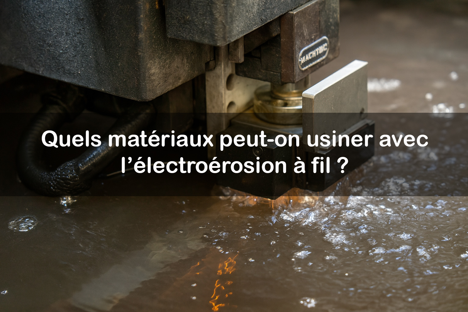 materiaux usinage electroerosion a fil