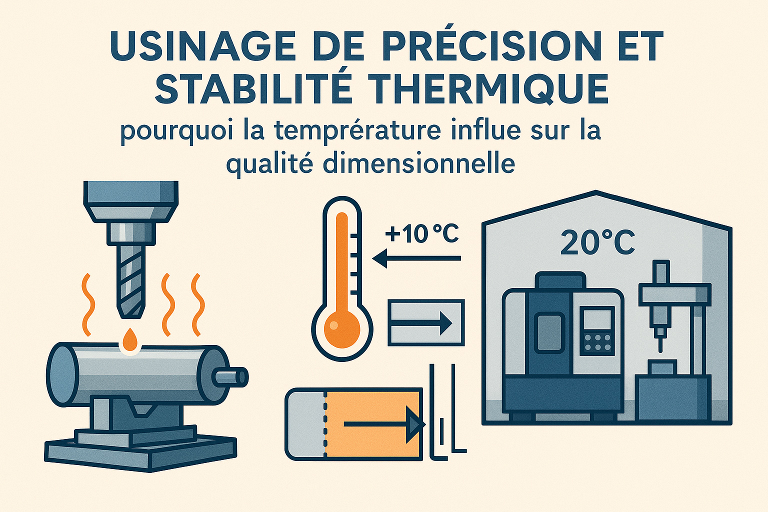 usinage de precision et stabilite temperature