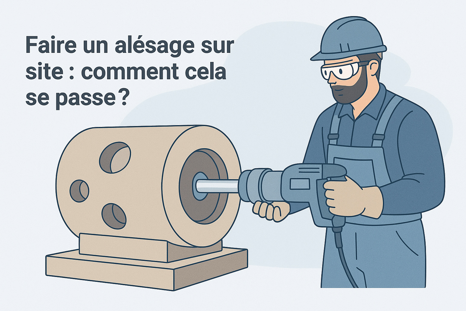 alesage sur site