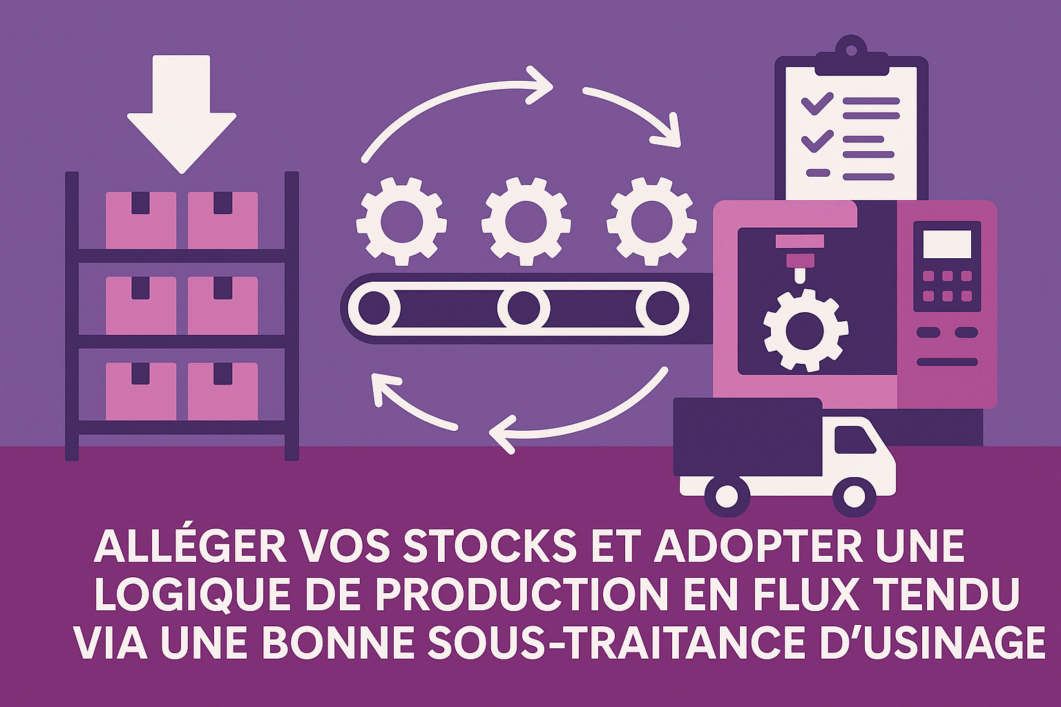meilleure logistique flux tendus sous traitance d usinage