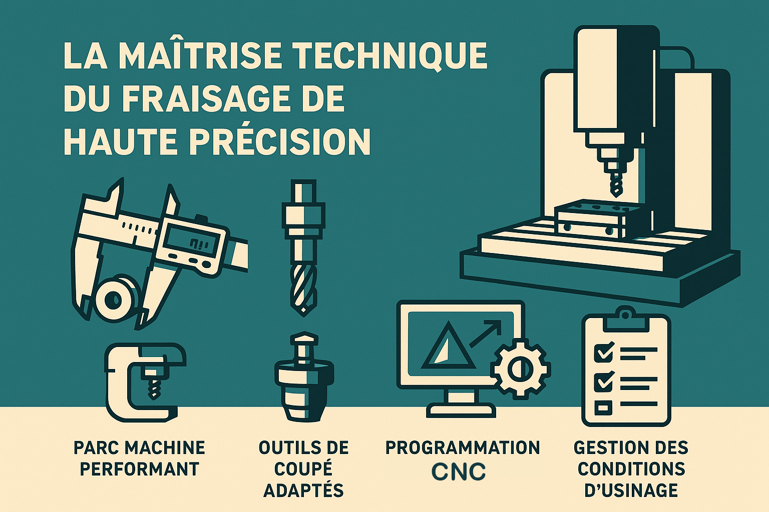 maitrise technique fraisage haute precision