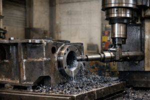 Alésage dans les pièces mécanosoudées