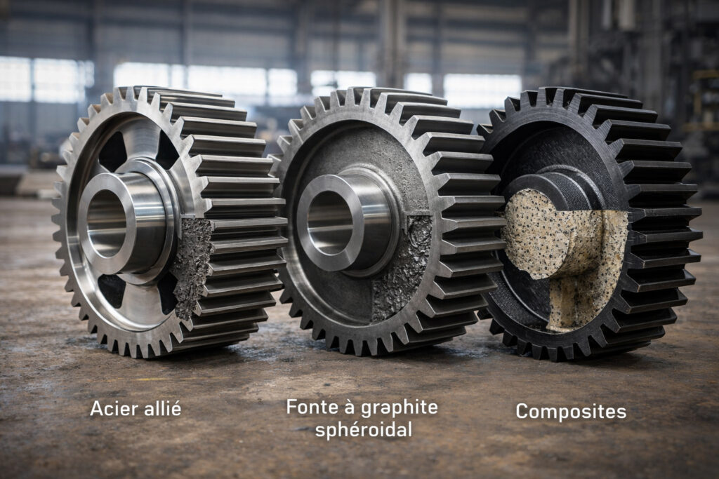 materiaux engrenages grande dimension